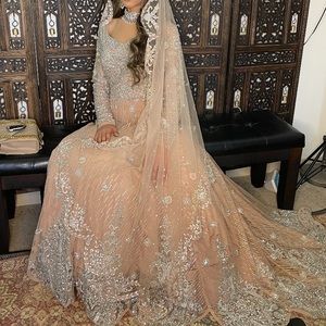 Indian Gown/ wedding / dress / mehndi / henna night
